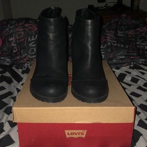 Levi’s black ankle boots